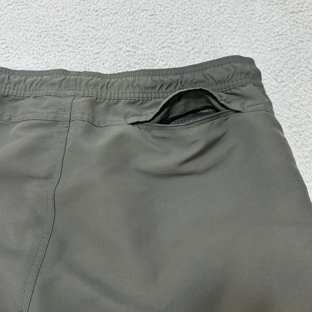 Eddie Bauer Travex Shorts Men's Large 38 Gray Outdoor Hiking Gorpcore Drawstring